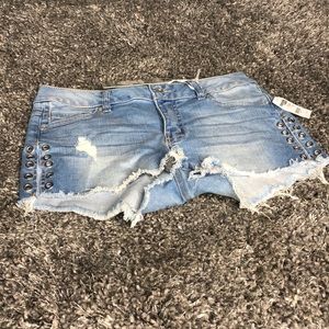 New jean shorts